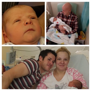 Baby Jack, Granddad Colin, Proud Parents Colin and Naomi